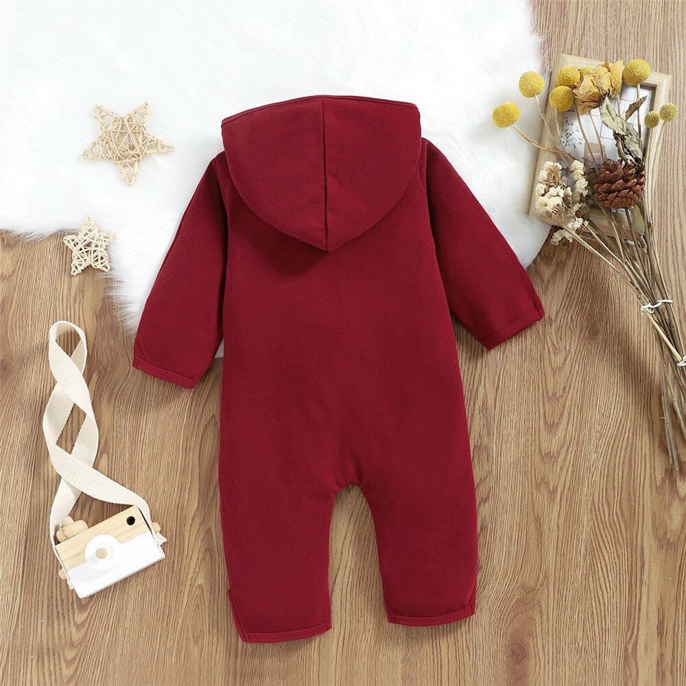 Prowow autunno e inverno vestiti per neonato pagliaccetti per neonati cotone + fibra di poliestere abbigliamento per neonato vestiti per ragazzo ragazza indumenti da notte con cappuccio