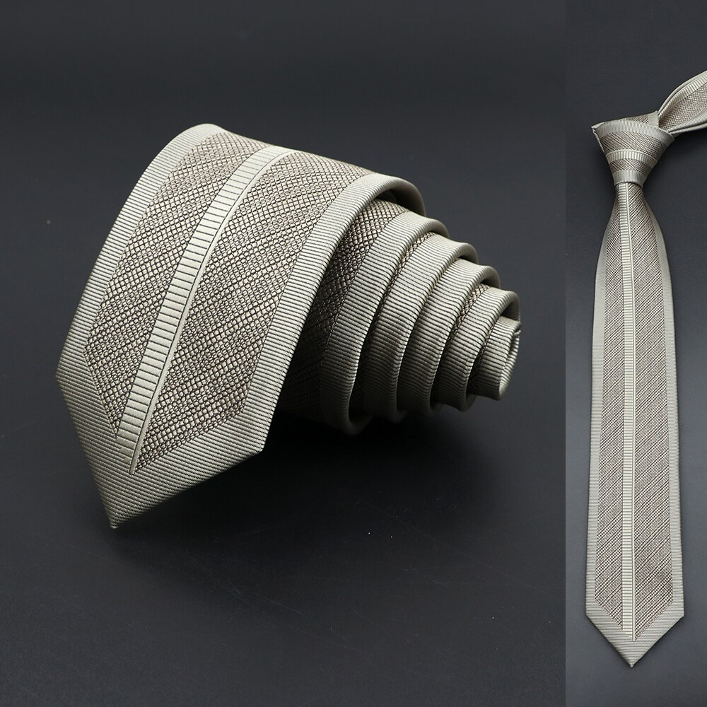 Skinny 6Cm Ties Voor Mannen Trouwjurk Stropdas Zwart Rood Bloemen Paisley Patchwork Tie Business Slanke Overhemd Accessoire cravate: 26