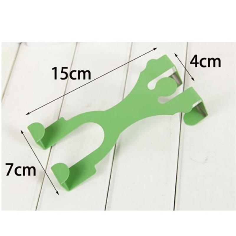 1 Pc Mannen Vormige Deur Terug Haak Heavy Duty Rvs Over De Deur Haken Jas Handdoek Hangers Thuis Opknoping rack (Geel)