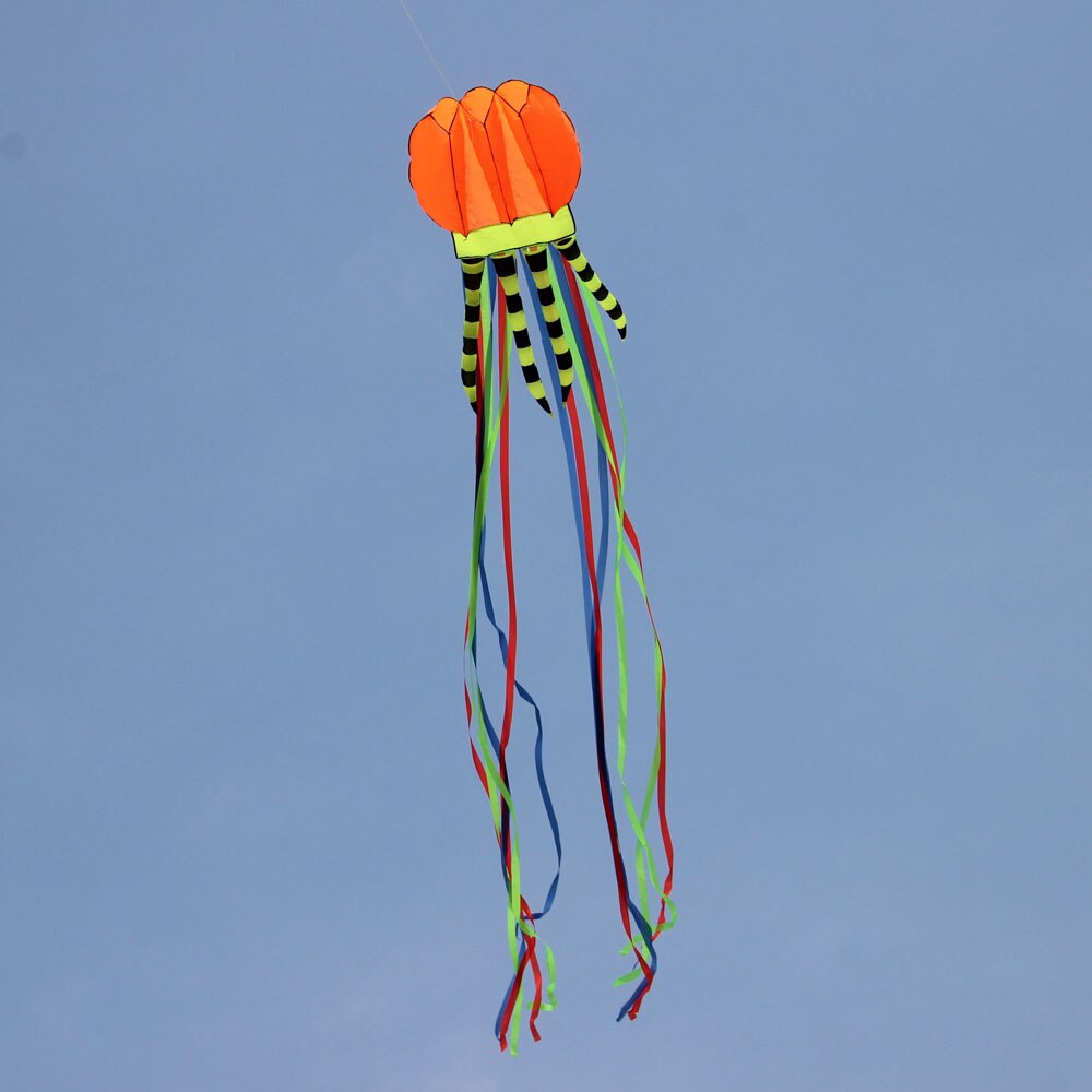 Kwallen Kite 3D Solid Soft Opblaasbare Vliegende Vliegers Voor Audlts En Kinderen