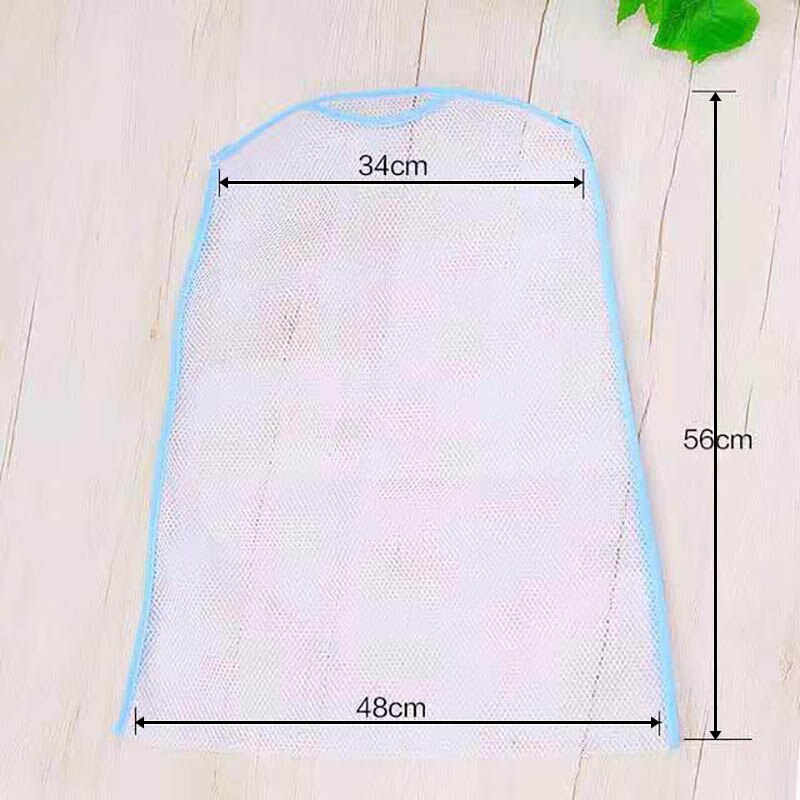 Filet de suspension pour vêtements, 1 pièce, 2 couleurs, support de séchage pour oreillers, sous-vêtements, en Polyester, support de rangement en maille multifonction: Bleu