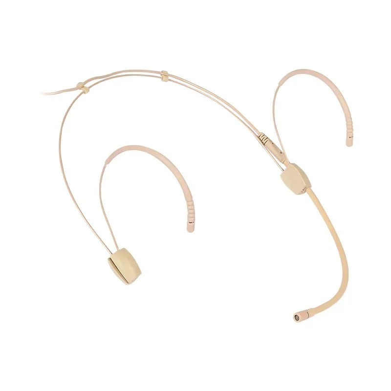 Double Earhook Mic Omnidirectional Headset Microphone For Sennheiser Shure AKG MiPro Audio Technica 4Pin 3Pin TA4F 3.5mm Lock