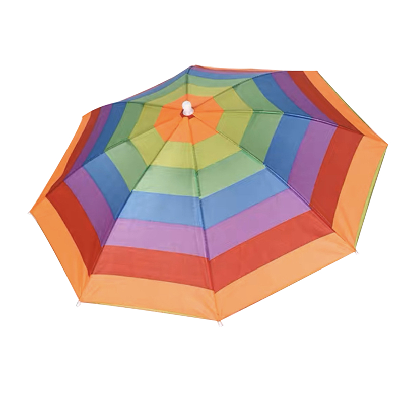 Faltbare Regenschirm Hütte Camping Angeln Kopfbedeckung Kappe Strand Sonnencreme Regen Hüte Wasserdicht Wandern Radfahren Regenschirme Bunte Kappen: Armee Grün