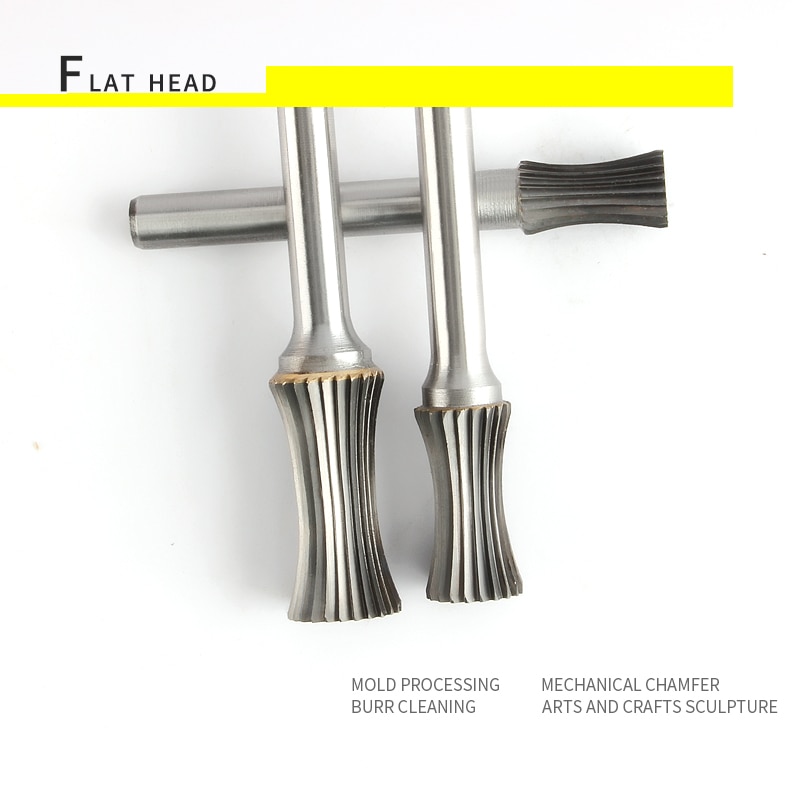 Tête de sculpture rotative en métal type U, outil de forage Concave et incurvé, fraise en acier au tungstène, tête de sculpture sur bois