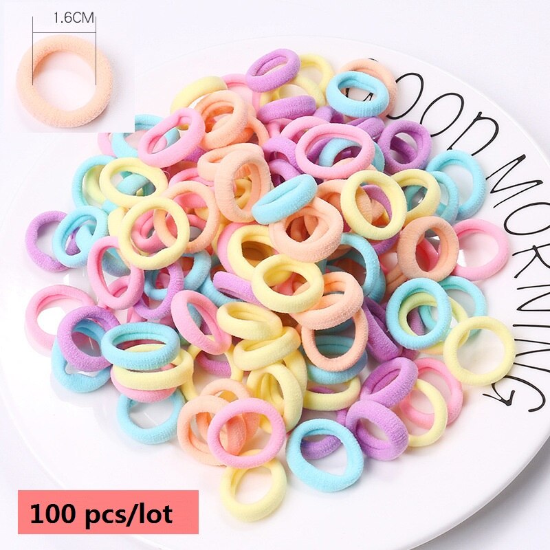 1Bag=220pcs/450pcs Dog Grooming Bands Elastic Dog Rubber Bands for Hair Grooming headwear York Maltese dog: candy color 100pcs
