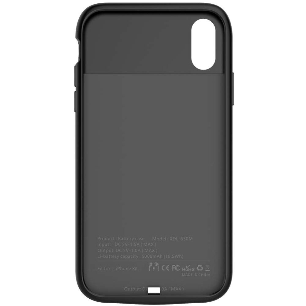 5000mah Für iPhone XS Max Batterie fallen Audio- ausgang Weiche Silikon Abdeckung Ladung Energie Bank Für iPhone XS Max batterie fallen