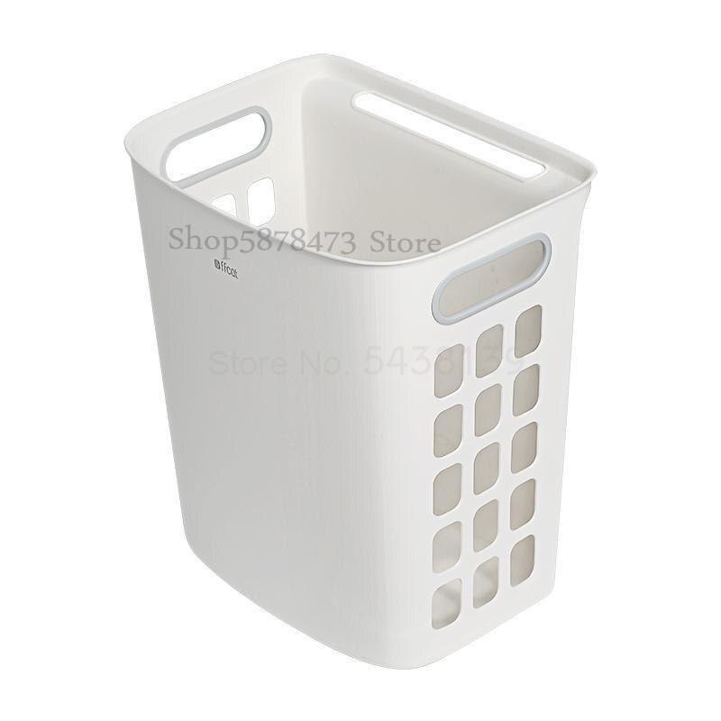 Laundry basket laundry change laundry bucket home bathroom bathroom plastic waterproof wall-mounted clothes storage basket: Old  farmer  1