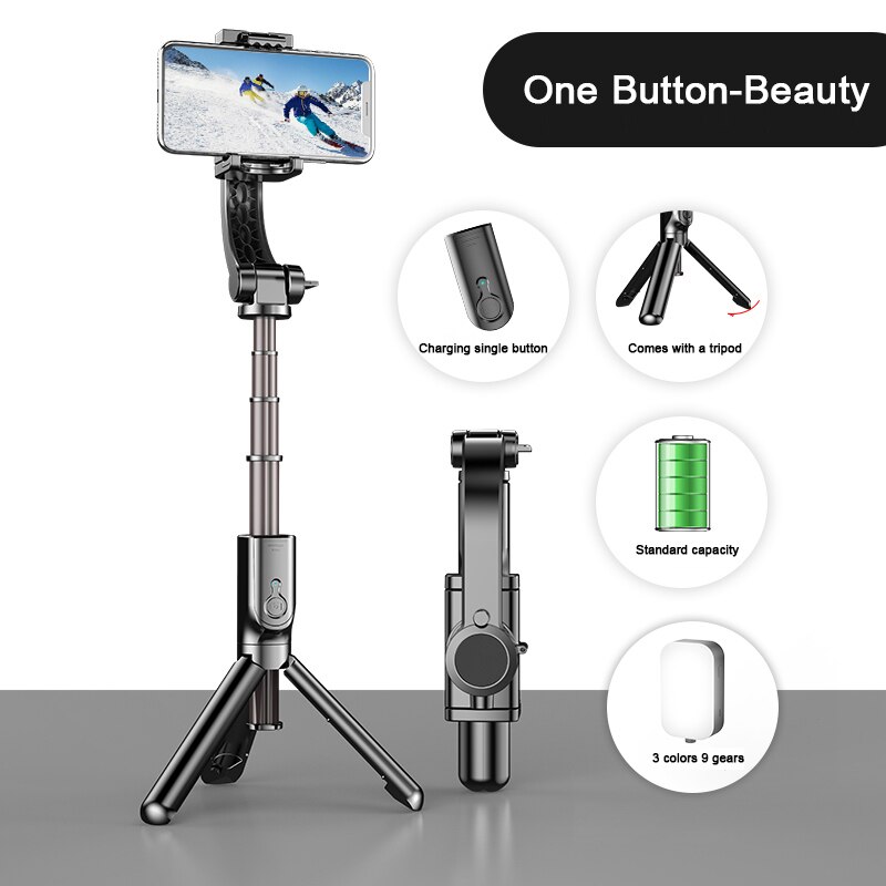 Phone Photo Video Stabilizer Handheld Gimbal Anti-Shake Selfie Stick Bracket Camera Shooting Sssistance Handheld Gimbal: djmy4