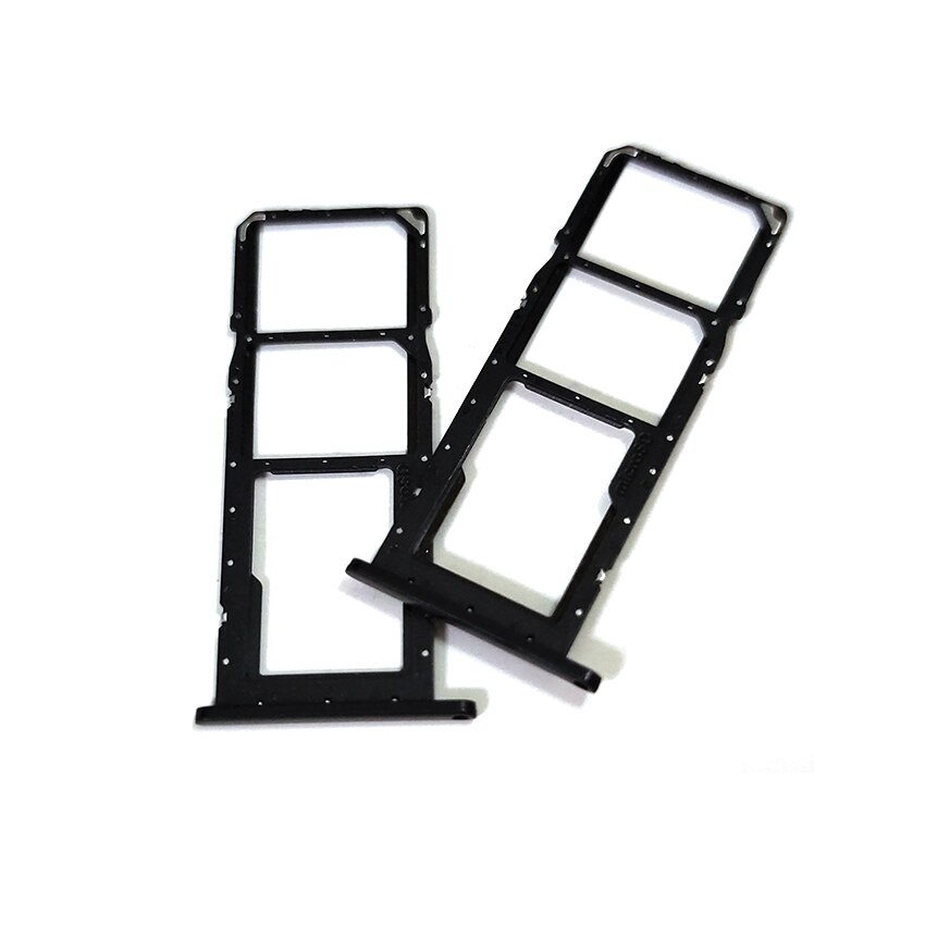 10 pcs sim tray holder for samsung galaxy  a02s / m02s sim card tray holder slot adapter socket repair parts