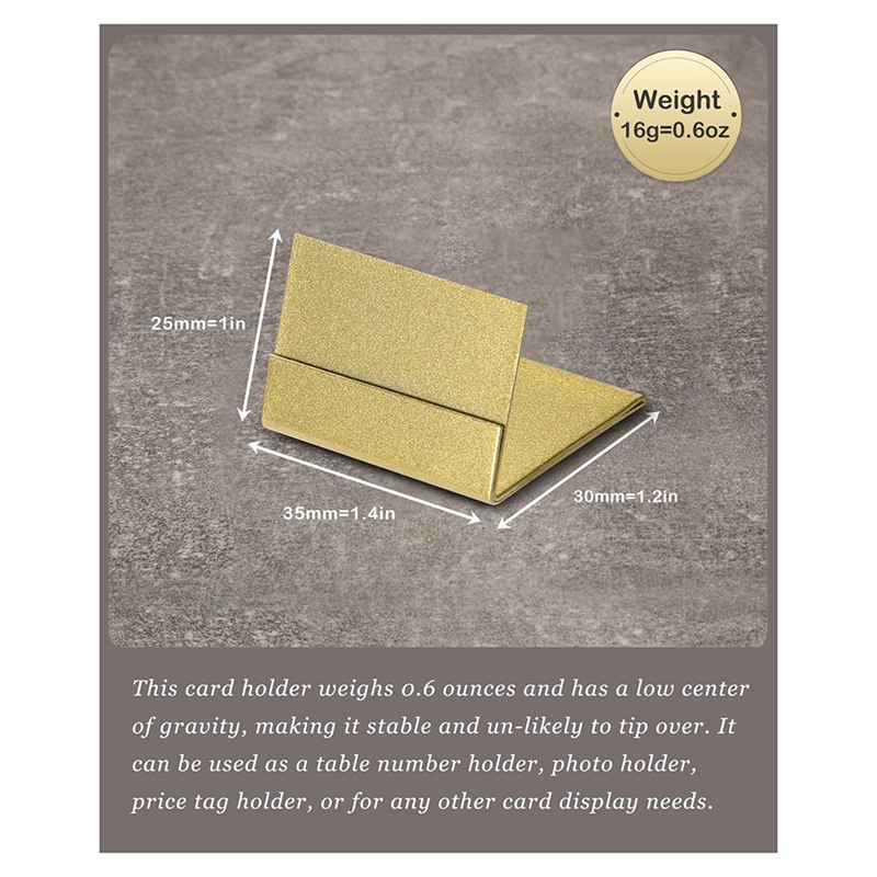 Gouden tafelnummerhouders, 20 stuks metalen plaatskaartstandaards en fotohouders - ideaal voor bruiloften en feesten