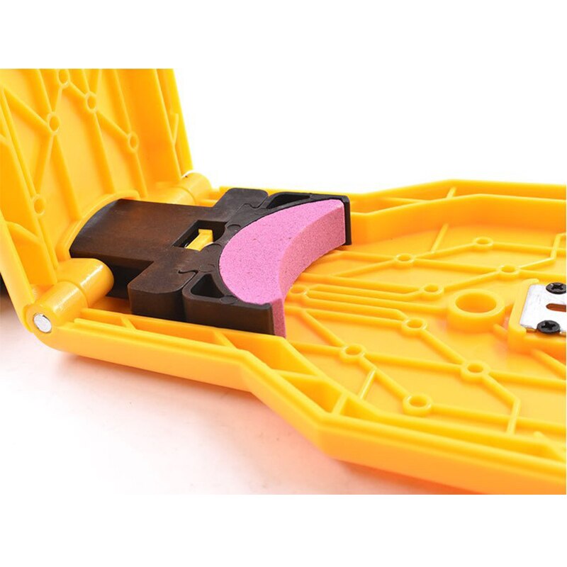 Afilador de dientes de motosierra de precisión para carpintería, afilador de dientes, barra de sierra de cadena, herramientas de motosierra de molienda rápida