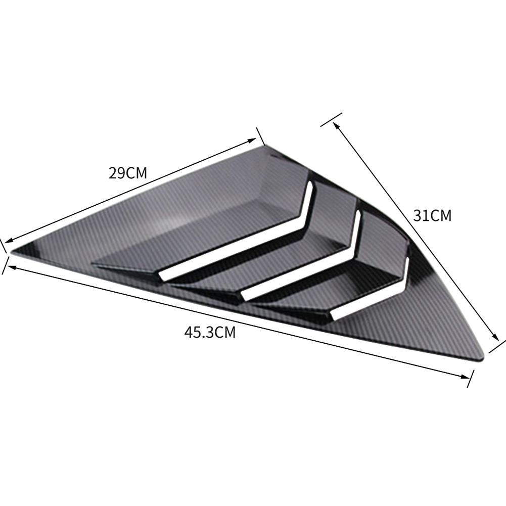 For Ford focus ST RS MK3 Car Rear Window Blinds Side Tuyere Louvers Vent Car Shutters