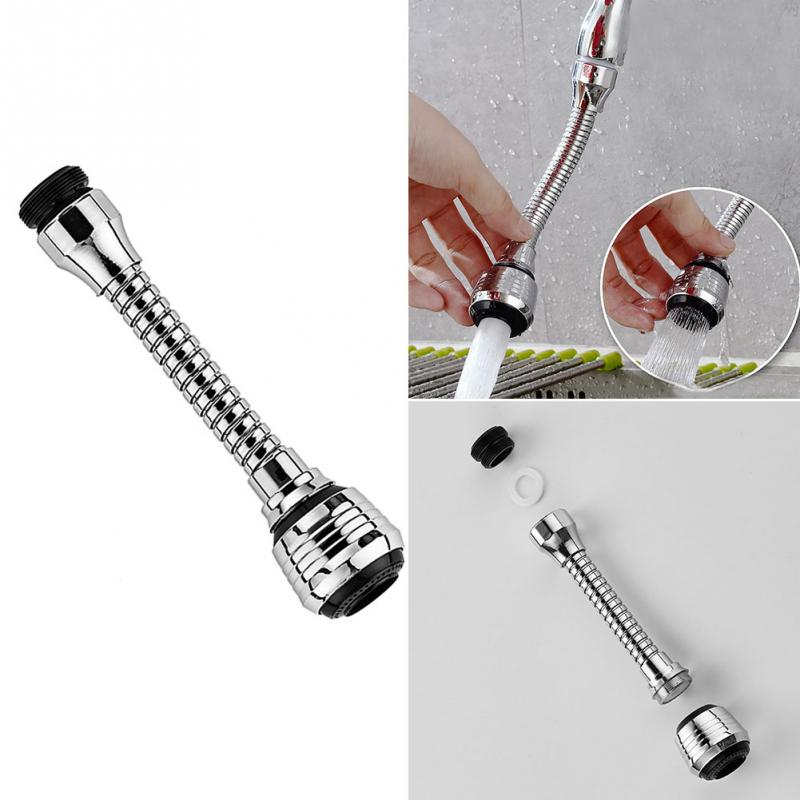 360 Degree Rotatable Tap Splash Nozzle Water-saving Kitchen Shower Bath Filter Lengthening Faucet Bubbler Splash Nozzle