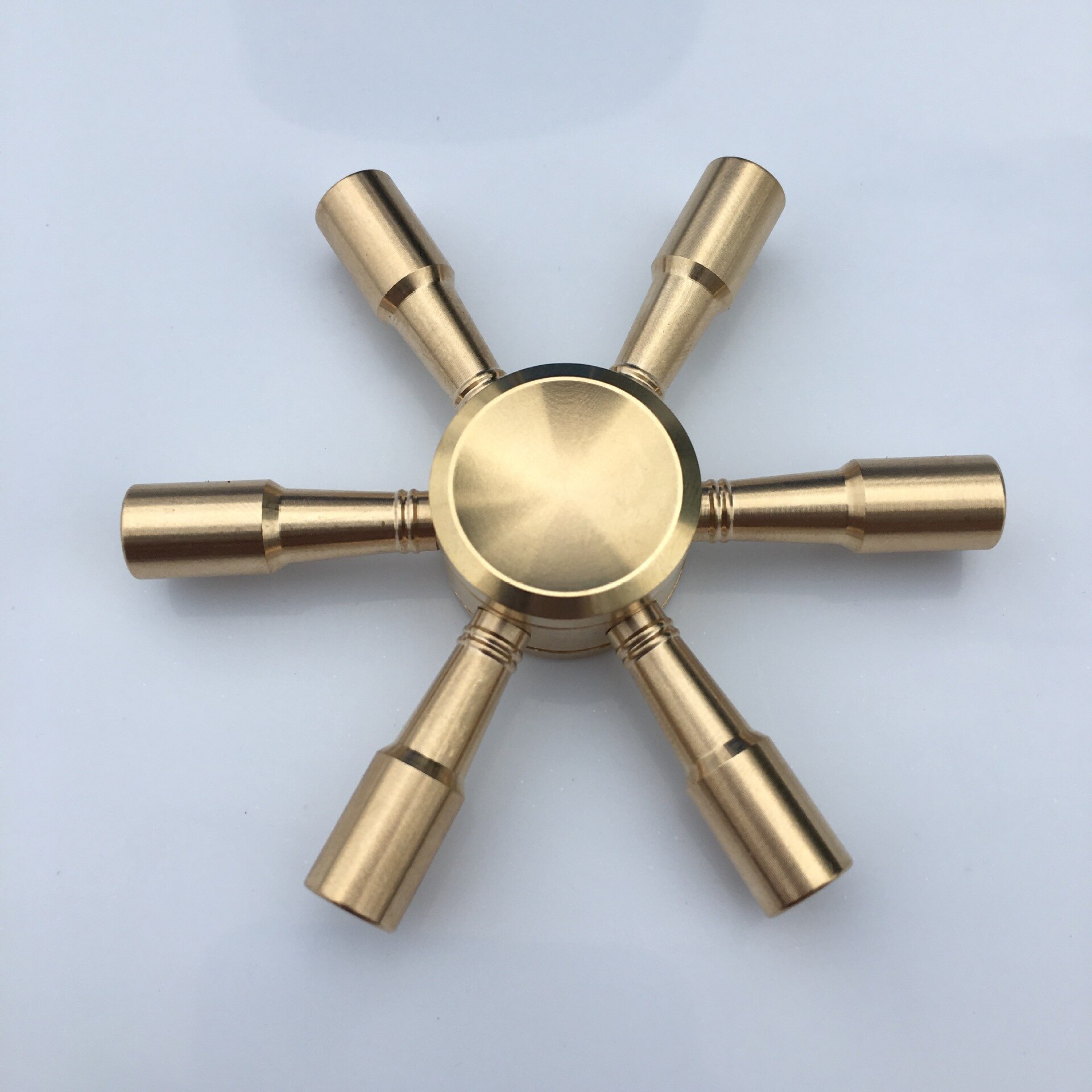 Bearing Zilver Hand Spinner Copper Metal Finger Fidget SpinnerAnti-Anxiety Stress Relief Focus Finger Toy Boy: 8