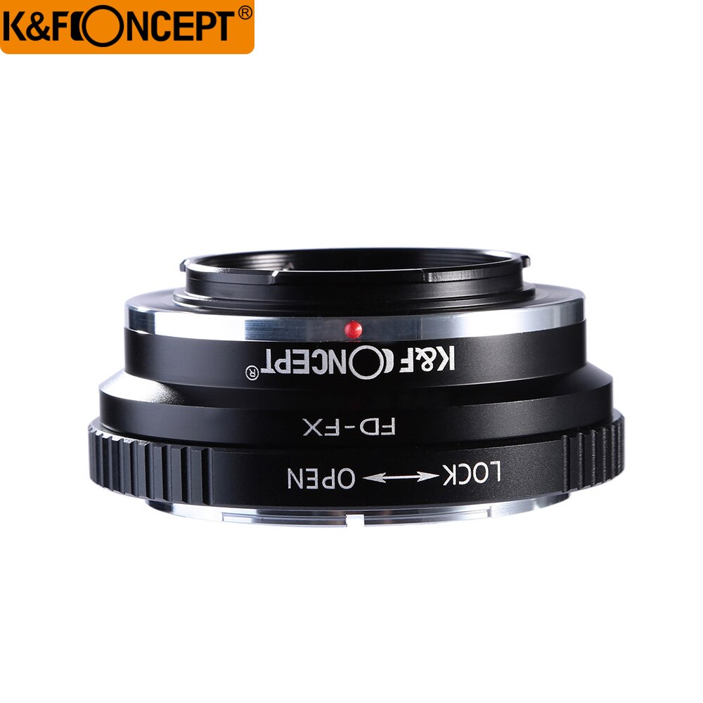 K & F CONCEPT FD-FX monture d'objectif de caméra anneau adaptateur pour objectif Canon FD pour monture Fujifilm FX X-Pro1 X-E1 X-A1 corps de l'appareil photo X-M1