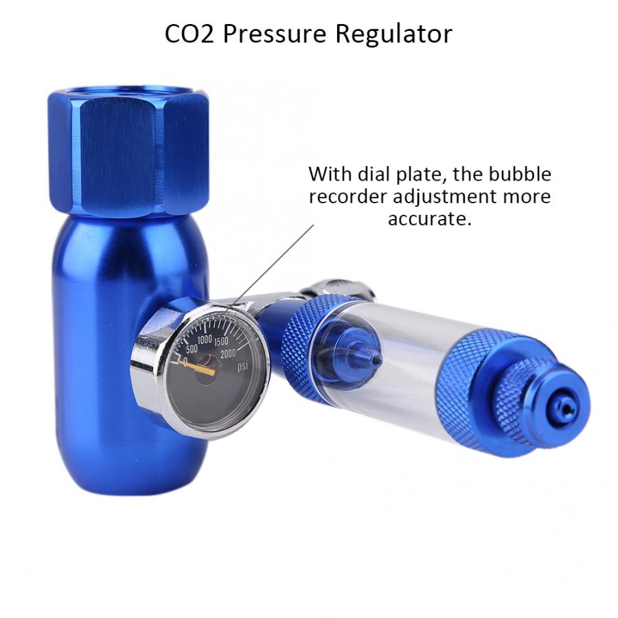 Aquarium CO2 Pressure Regulator Check Valve Gauge Bubble Counter Mini Single Table CO2 Check Valve