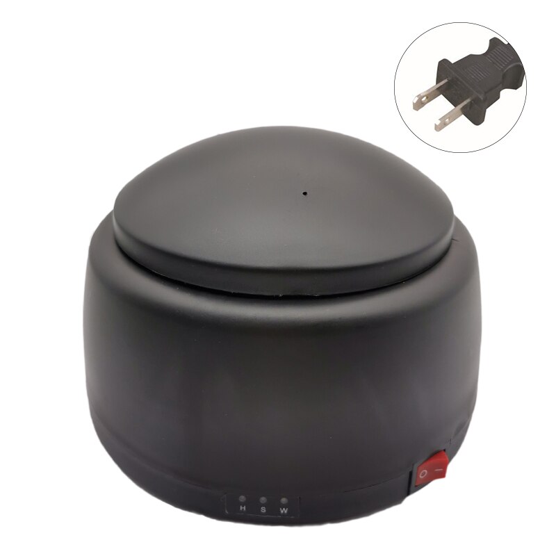 36W Electric Steam Nail Polish Remover UV LED Nail Gel Nail Remover Machine Portable Home Steam Off Nail Steamer: Black US plug
