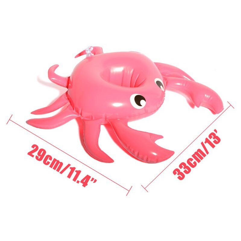 Inflatable Cup Holder Table Bar Tray Bar Coasters Swimming Pool Float Cup Drink Beer Holder Summer Swimming Party Accessories