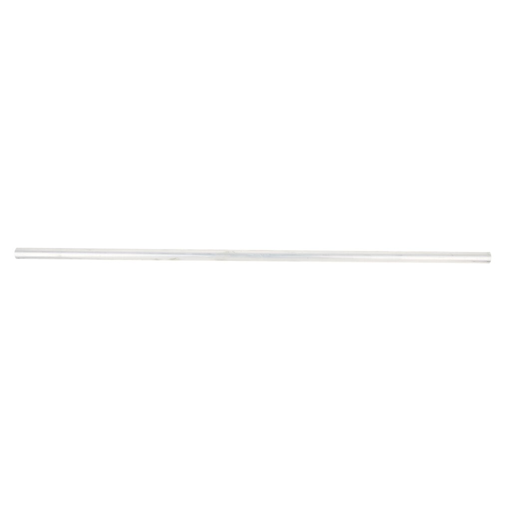 0.5m X 6063 alliage d'aluminium rond solide tige de barre, Diam. 12mm, 50cm (19.7 pouces) de longueur