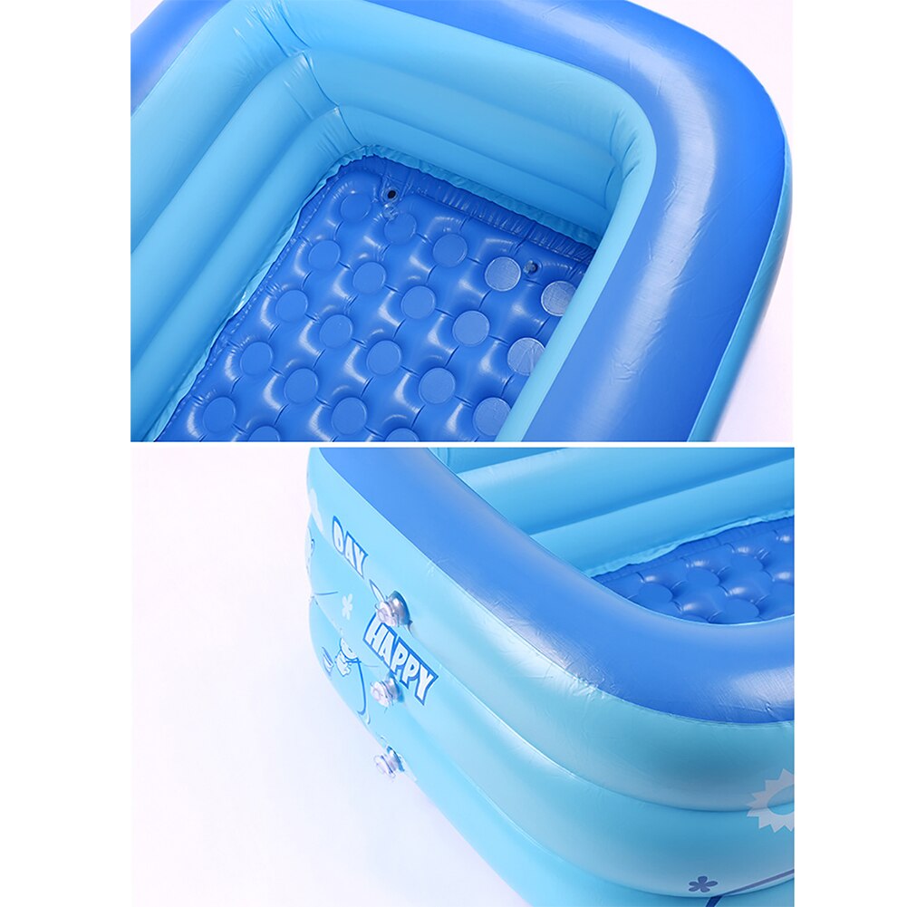 Tragbare Karikatur Irectangle nflatable Baby freundlicher Eltern Interaktive Wasser Spielen PVC Heimat Garten Wanne Schwimmen Schwimmbad