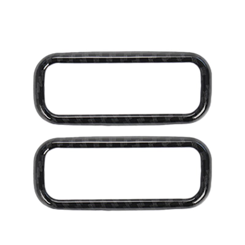 Carbon Fiber Rear Roof Reading Light Frame Cover Trim for Ford F150 Raptor -19: Default Title