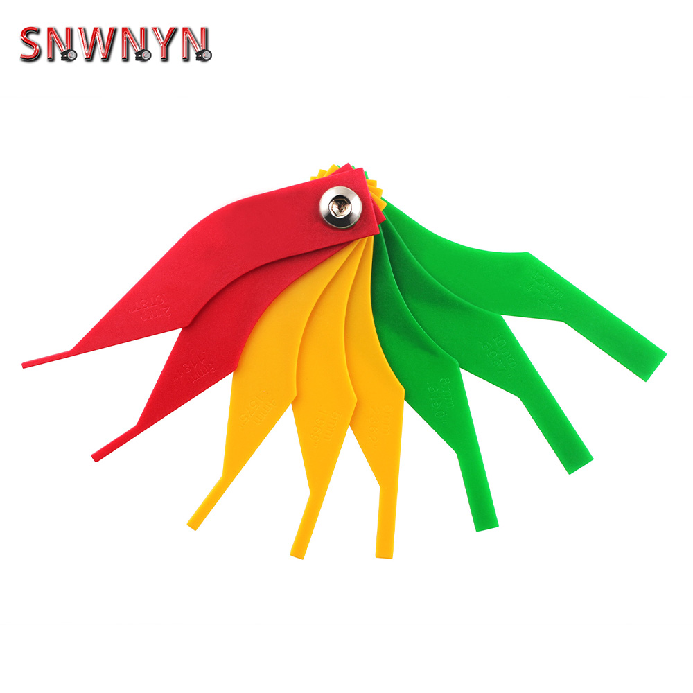 Car Brake Pad Scale Thickness Gauge measuring instrument Wear measuring brake pad feeler gauge measuring tool