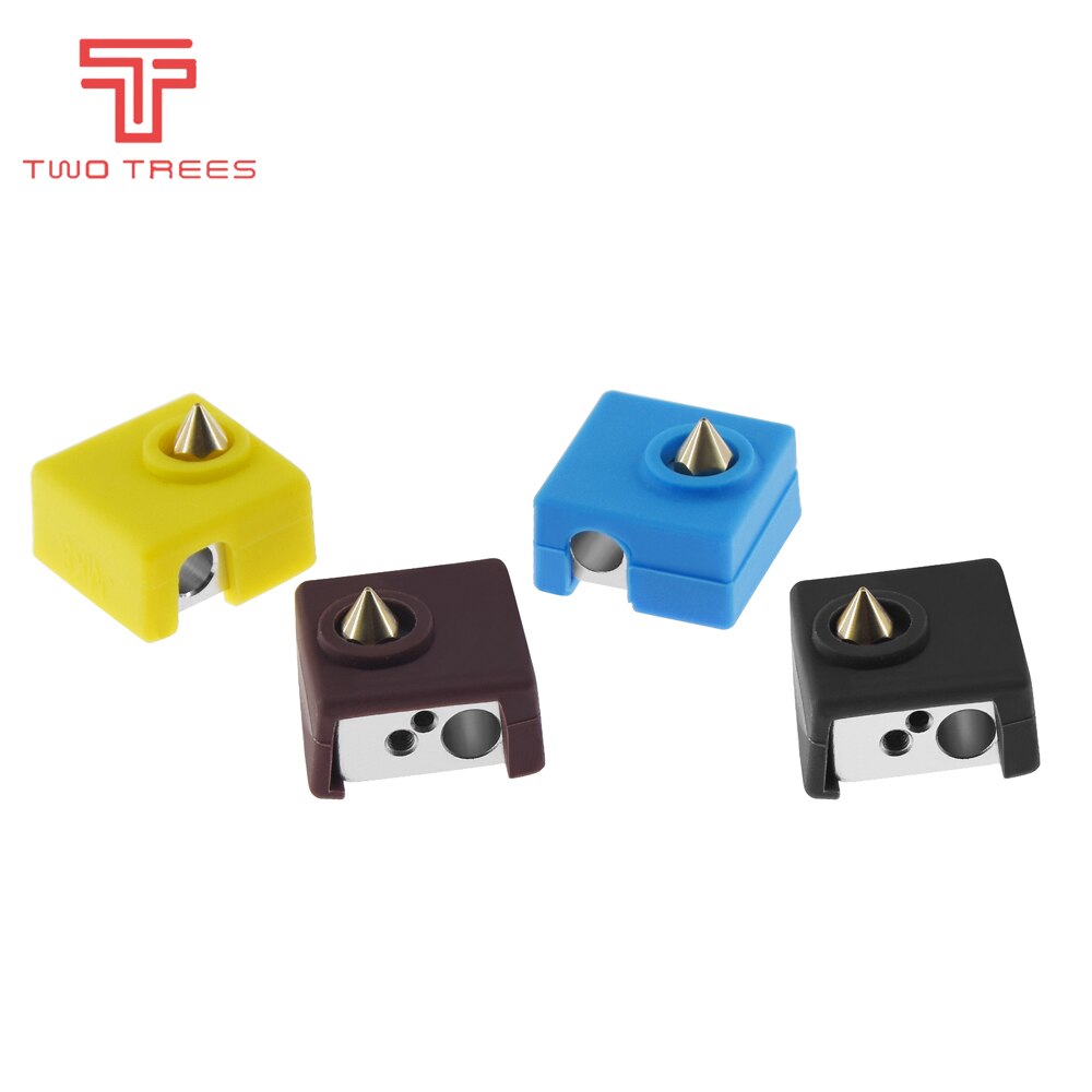3D Printer Parts MK8 Extruder Nozzle Extruder Print Head 0.2/0.3/0.4/0.5/0.6/0.8mm mk9 Silicone sock for CR-10 Ender 3 pro