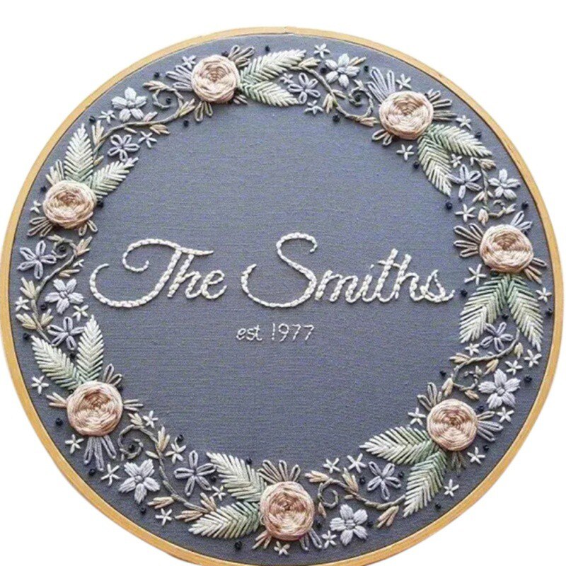 Diy Handgemaakte Volledige Bereik Van Borduurwerk Starter Kit Met Patroon Kruissteek Kit Met Bamboe Borduurwerk Hoepel Borduurwerk Kit: A3