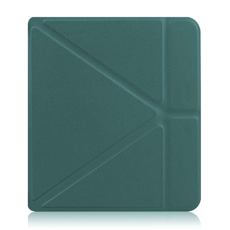 Funda con soporte Transform para Kobo Libra 2, cubierta suave a prueba de golpes, soporte para E-book de 7 pulgadas: Dark Green