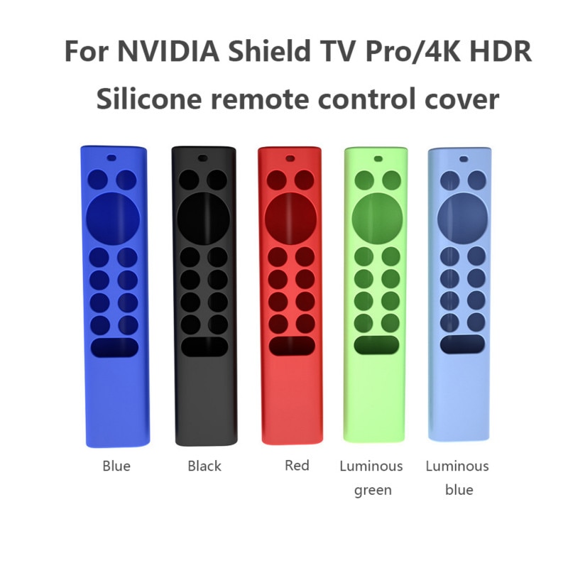 Home Tv Remote Control Case Cover Silicone Anti-Fall Anti-Slip Protective Cover Skin For Nvidia Shield Tv Pro / 4K Hdr Case