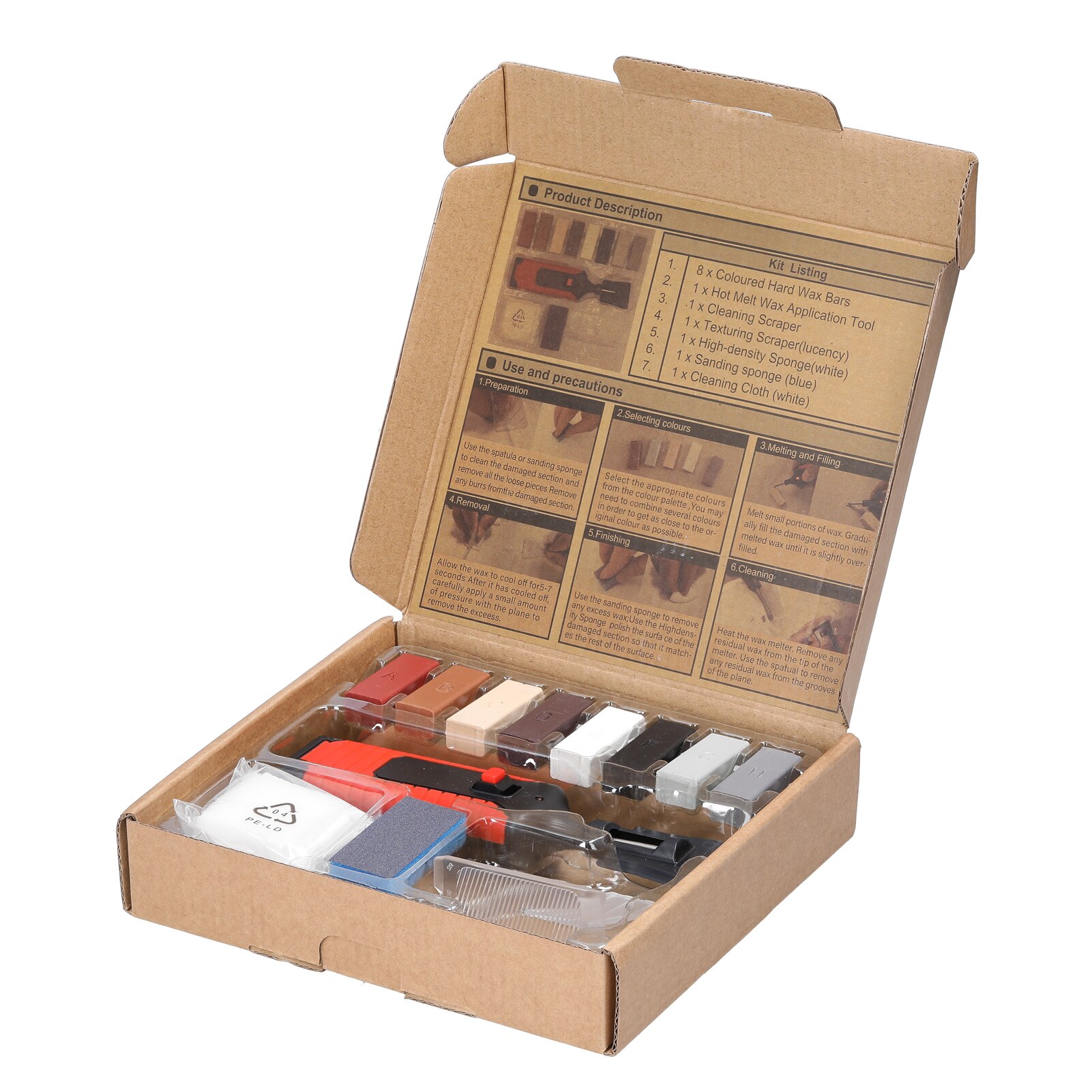 Ceramic Tile Repairing Tool Set Multifunction DIY Repairing Tool Set Home Tools Repairing Crack Fill Tile Surface Repairing Tool