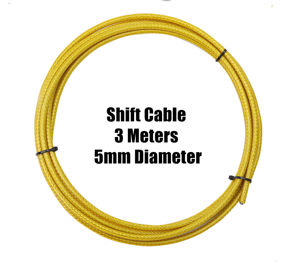 3 Meters Bike Braided Cable Slick Lube Shift Housing Weave Brake Hose Derailleur Shifter Line Wire For Road Mountain Bicycle: Pink