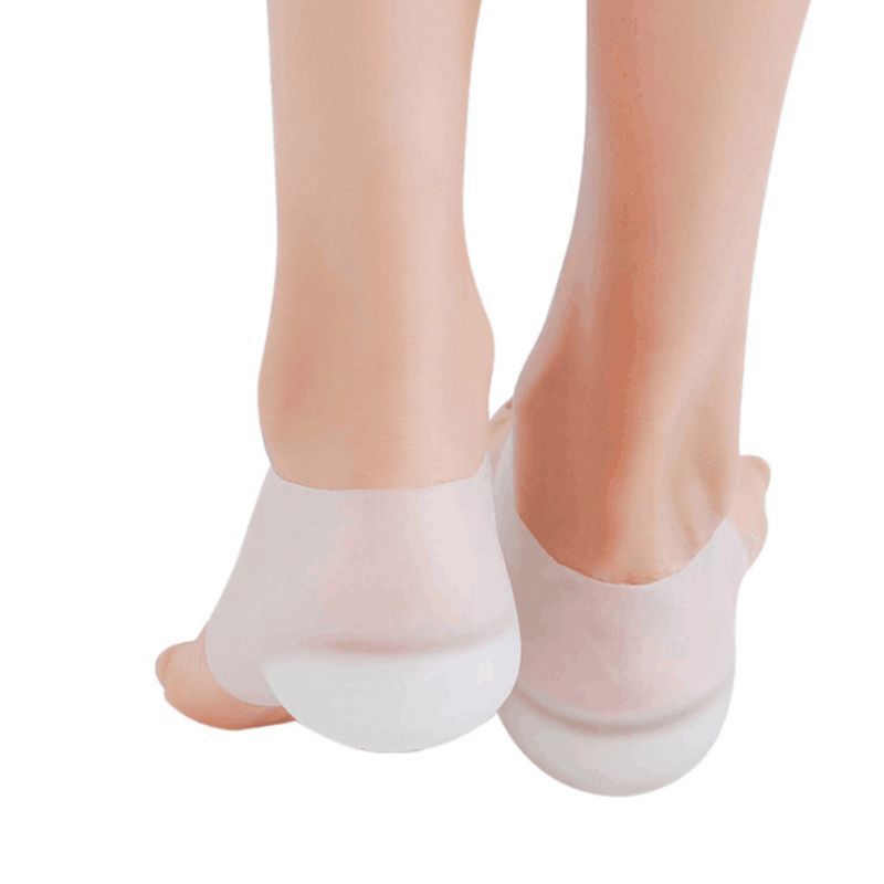 Usynlige silikone indvendige højde indlægssåler mænd kvinder hælpude skjult indersål sko pad