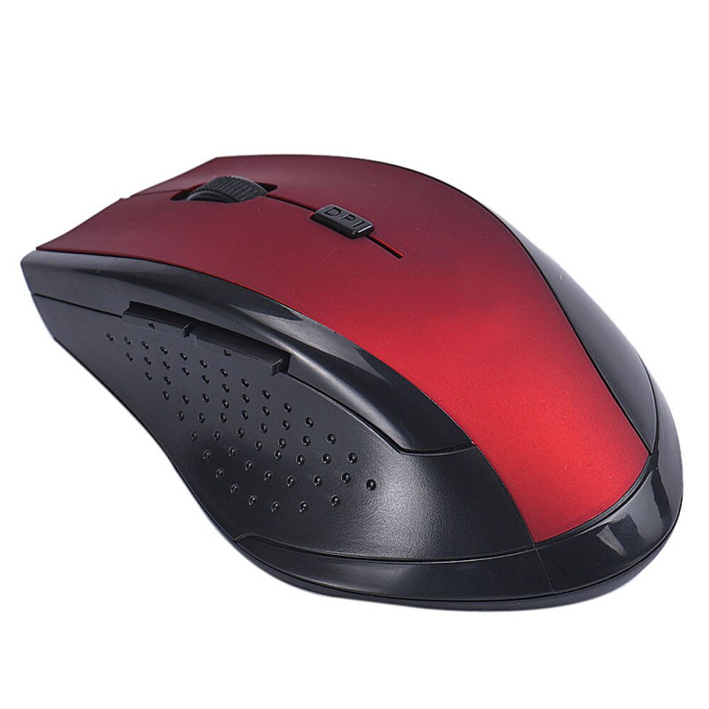 2.4GHz Wireless Optical Gaming Mouse Mice Red Portable Ergonomic Computer Silent PC Desktop Laptop Accessories