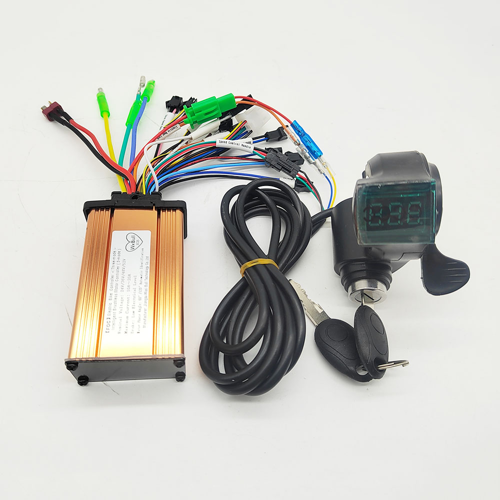 24V 36V 48V 250W 350W 12A 13A 15A 18A 20A E-bike Electric Scooter Brushless Controller With Twist Grip Throttle: Lavender