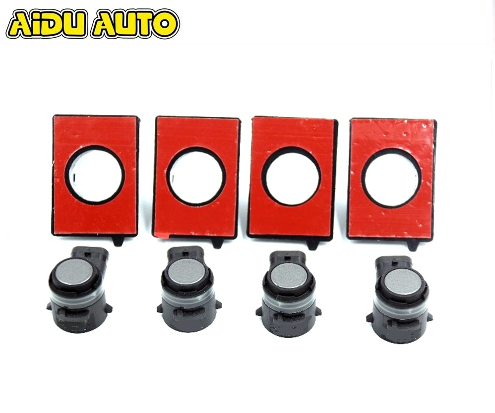 4 STÜCKE Parksensoren mit Halfter Für Golf 5 6 7 MK7 Jetta 5 6 Passat CC 5Q0919275B 5Q0 919 275 B 34D 919 275 eine