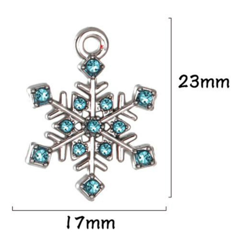 Dawapara Schneeflocke Reize Ohrringe/neckalces Weihnachten für Frauen Strass Schmuck 5 stücke: HEA127241-2