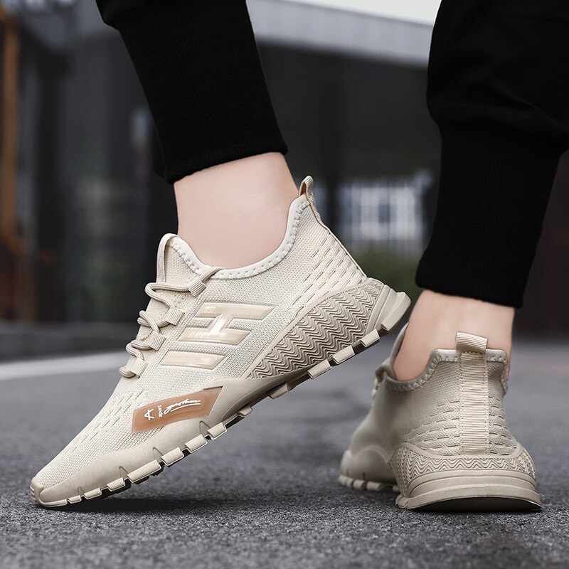 Men's Mesh Breathable Golf Shoes Summer Breathable Golf Sports Shoes Men's Jogging Track and Field Training Shoes Size 39-44