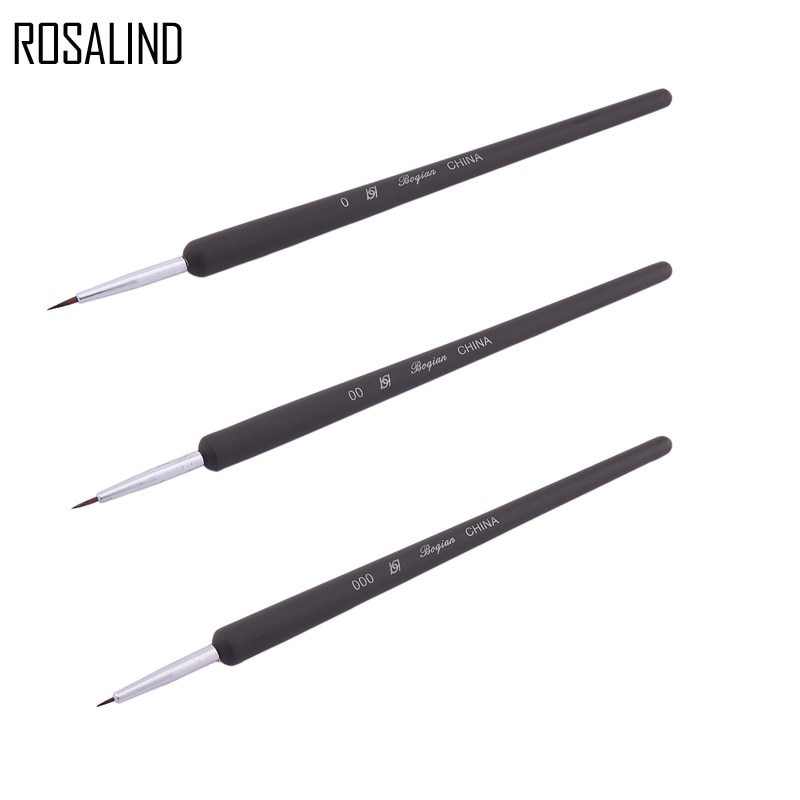 ROSALIND 3 stks/set Nail Art Roerstaafje Gereedschap Nail Art Pen Professionele Puntjes Schilderij Tekening Dot voor Manicure Handvat