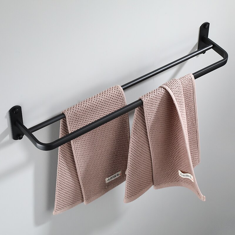 Handdoek Houder Handdoekenrek Handdoekhouder Handdoek Bar 40/50/60 Cm Wall Mounted Aluminium Badkamer Accessoires Handdoek Rail