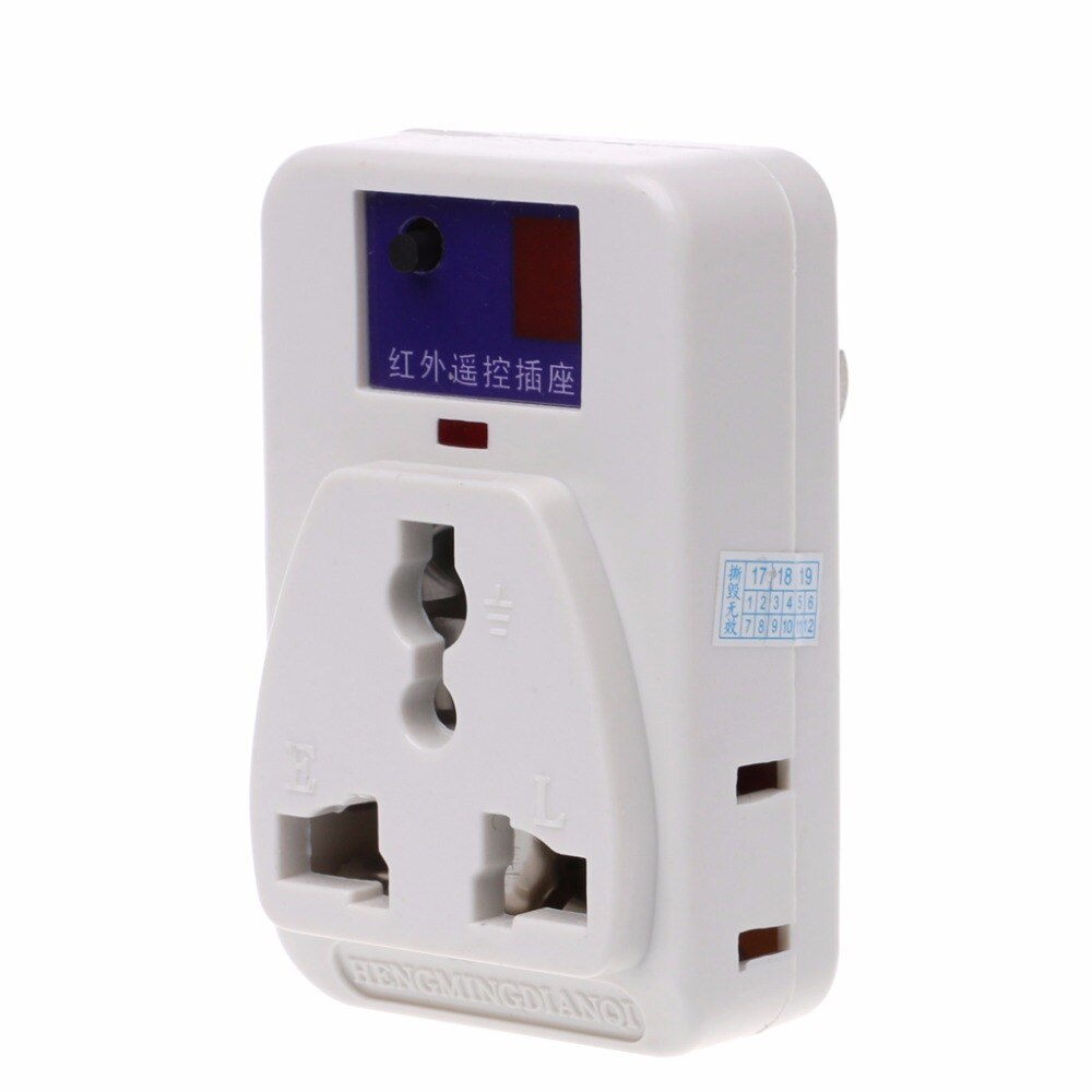 AC Power Energy Saving IR Infrared Wireless Remote Control Outlet Switch Socket