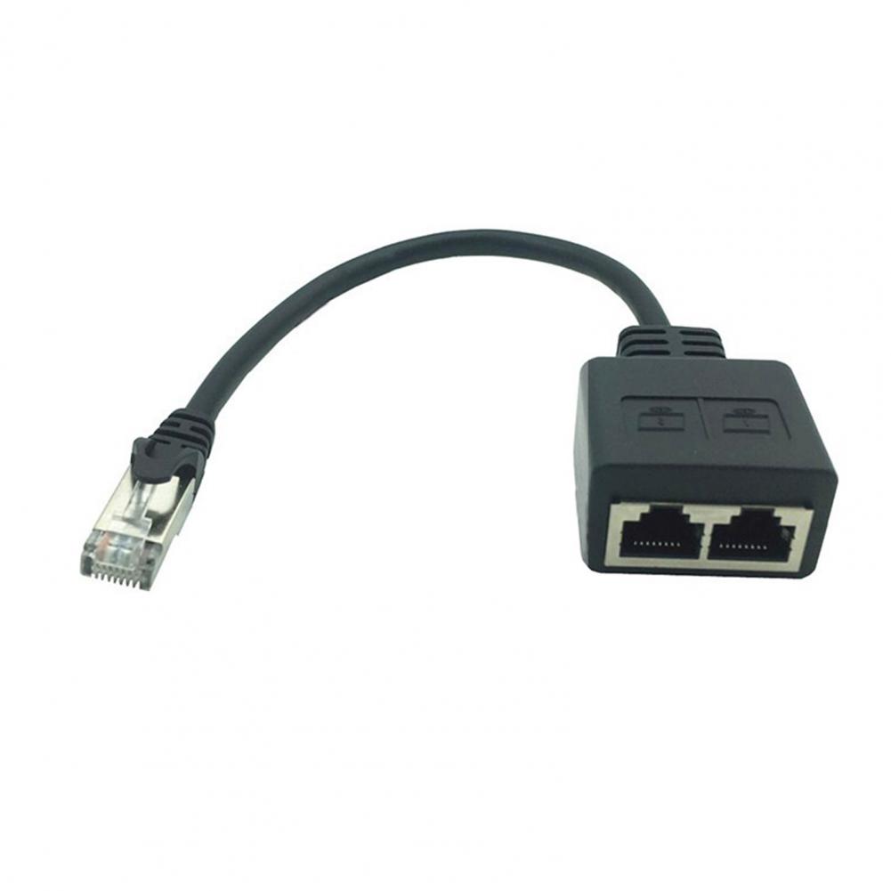 Ethernet Splitter Rj45 Network Cable Splitter High-speed Ethernet Cable Splitter Easy Installation Wide for Internet