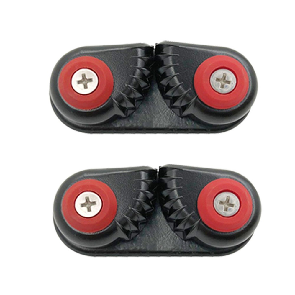2 stuks kajak cam-cleats boot kano zeilboot jol aluminium cam-cleats snelle instap kajak-cleats kunststof basis voorkomt krassen