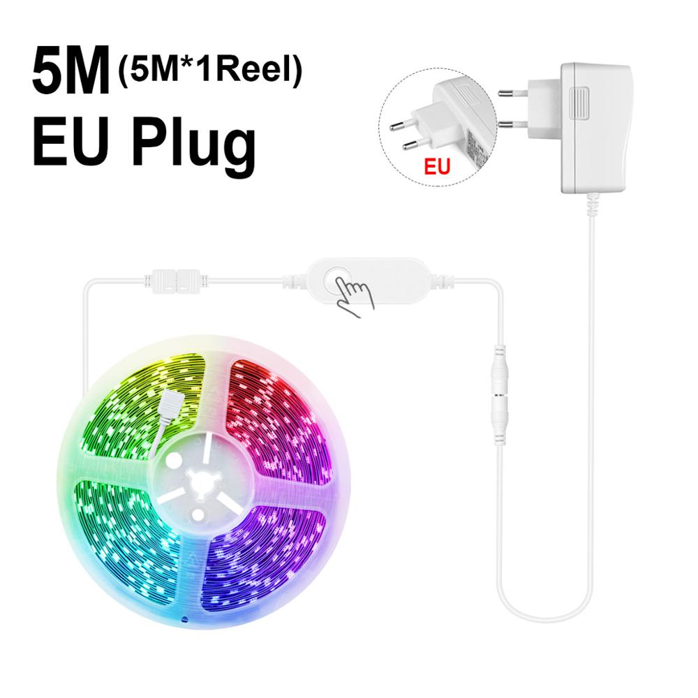 Tuya led smart hemlampa smart lampa wifi stripbelysning smart life app arbeta med alexa och google home assistant 10m 20m 30m: 5m fullset eu-kontakt