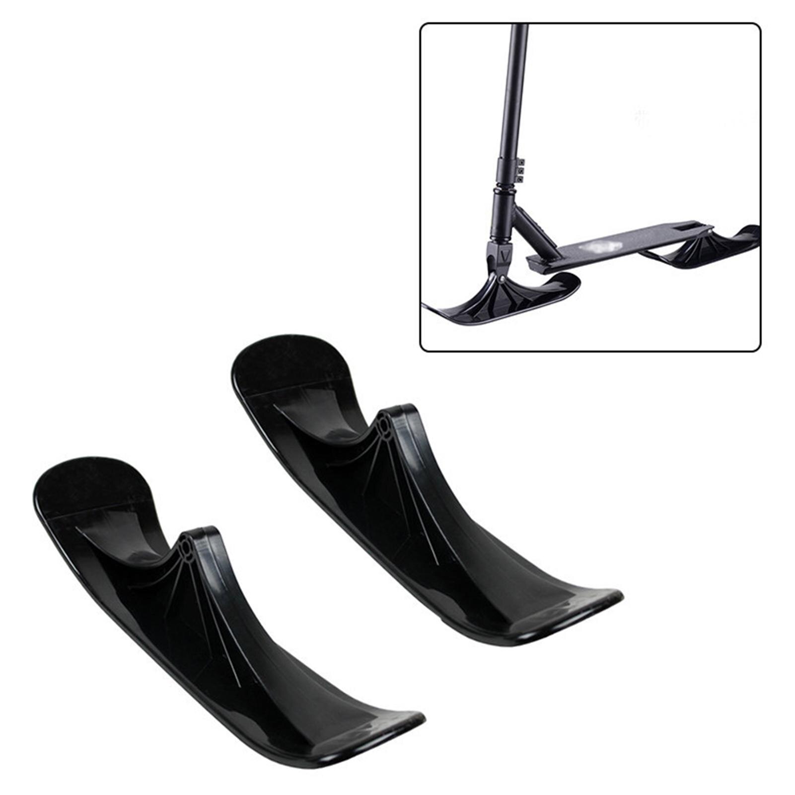 2 pezzi Scooter da neve sci bambini Skate Board slitta Scooter inverno ciclismo tavola da sci due In uno equitazione Scooter accessori di ricambio