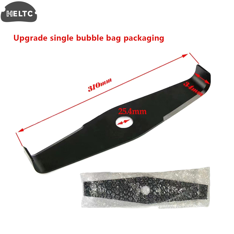 Two-tooth Mowing Blade Diamond Manganese Steel Brush Cutter Blade Arc Manganese Steel Blade