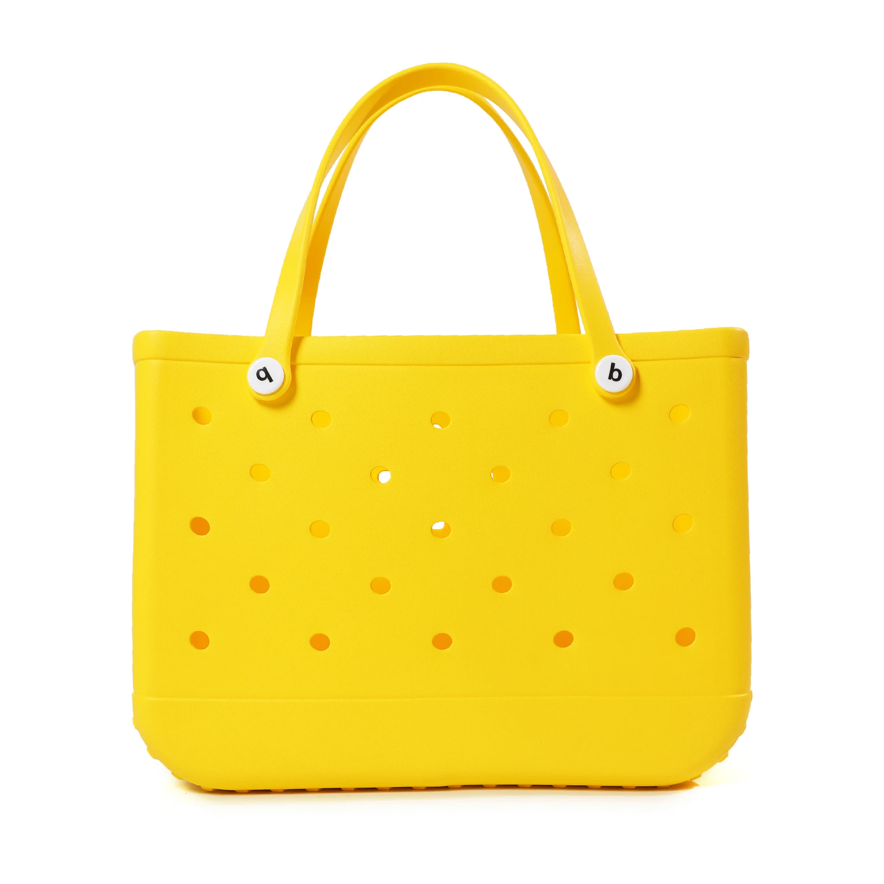 XL extra große Strandtasche aus EVA-Gummi, wasserdicht, für Strand, Reisen, Picknick, Aufbewahrungskorb, Damen-Einkaufshandtasche, Sack Gelee-Einkaufstasche: L / Burgunderrot