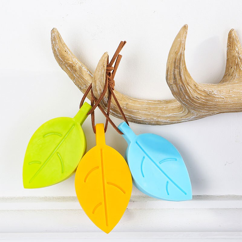Butoir de porte en Silicone en forme de feuilles pour bébé, protection Anti-pincement, sécurité des enfants