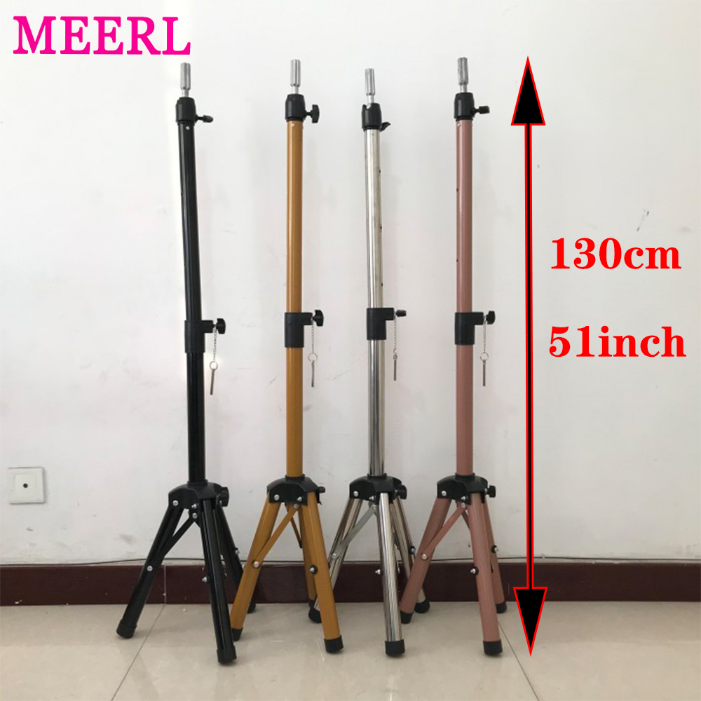 Regulowany stojak na perukę statyw głowa manekina stojak na kosmetologię trening fryzjerski z czepek na perukę, t-szpilki, klipsy, torba robić przenoszenia