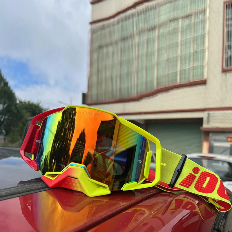 Motocross Goggles for Dirt Bikes Motorcycle Ski Sports Durable Mountain Biking Goggles MX Moto Man MTB ATV Windproof Protection: Beige